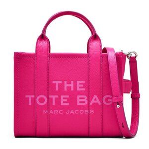 MARC JACOBS The Leather Small Tote – Hot Pink